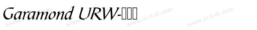 Garamond URW字体转换